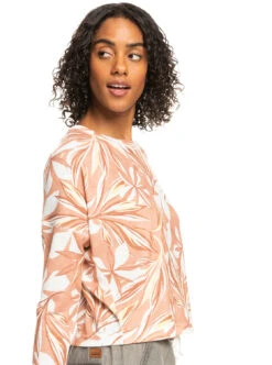 Roxy Current Mood - Langarm-Rippstrick-Top Für Frauen -Modereich Geschaft erjkt04013 roxyw ckl6 frt3