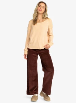 Roxy Boho Mind - Langärmliges Oberteil Mit Waffelstrick Für Frauen -Modereich Geschaft erjkt04063 roxyw clp0 frt9