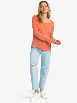 Roxy Boho Mind - Langärmliges Oberteil Mit Waffelstrick Für Frauen -Modereich Geschaft erjkt04063 roxyw nme0 frt9