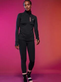 Roxy Waves Of Warmth Waffle - Funktionelles, Langärmliges Thermo-Oberteil Für Frauen -Modereich Geschaft erjkt04069 roxym kvj0 bck8