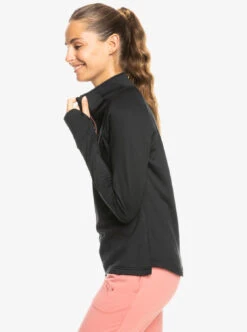 Roxy Waves Of Warmth Waffle - Funktionelles, Langärmliges Thermo-Oberteil Für Frauen -Modereich Geschaft erjkt04069 roxyw kvj0 frt2