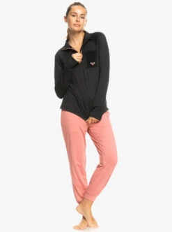 Roxy Waves Of Warmth Waffle - Funktionelles, Langärmliges Thermo-Oberteil Für Frauen -Modereich Geschaft erjkt04069 roxyw kvj0 frt9