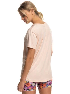 Roxy Signature Moves Round Tale - Funktions-T-Shirt Für Frauen -Modereich Geschaft erjkt04070 roxyw nds0 bck1