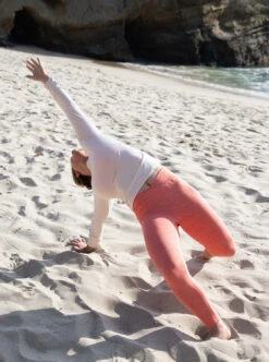 Roxy Naturally Active Low Cut Back - Langärmliges Trainings-Oberteil Für Frauen -Modereich Geschaft erjkt04071 roxyl nds0 frt9