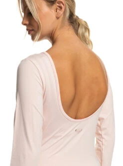 Roxy Naturally Active Low Cut Back - Langärmliges Trainings-Oberteil Für Frauen -Modereich Geschaft erjkt04071 roxyw nds0 bck2