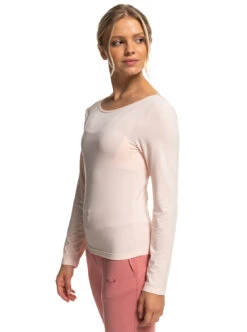 Roxy Naturally Active Low Cut Back - Langärmliges Trainings-Oberteil Für Frauen -Modereich Geschaft erjkt04071 roxyw nds0 frt2