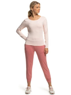 Roxy Naturally Active Low Cut Back - Langärmliges Trainings-Oberteil Für Frauen -Modereich Geschaft erjkt04071 roxyw nds0 frt9