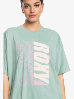 Roxy Essential Energy - Übergroßes Sport-T-Shirt Für Frauen -Modereich Geschaft erjkt04077 roxyw bhb0 frt1
