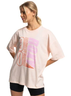 Roxy Essential Energy - Übergroßes Sport-T-Shirt Für Frauen -Modereich Geschaft erjkt04077 roxyw nds0 frt1