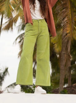 Roxy Surf On Cloud - Kord-Hose Mit Weiten Hosenbeinen Für Frauen