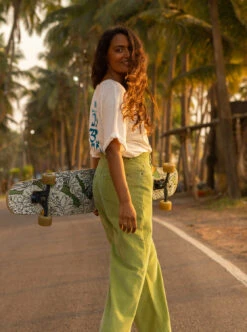 Roxy Surf On Cloud - Kord-Hose Mit Weiten Hosenbeinen Für Frauen -Modereich Geschaft erjnp03523 roxyl gje0 frt10