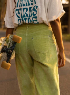 Roxy Surf On Cloud - Kord-Hose Mit Weiten Hosenbeinen Für Frauen -Modereich Geschaft erjnp03523 roxyl gje0 frt4