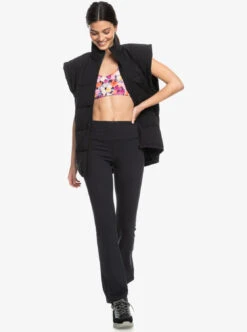 Roxy Naturally Active - Trainings-Leggings Mit Ausgestellten Hosenbeinen Für Frauen -Modereich Geschaft erjnp03528 roxyw kvj0 frt9