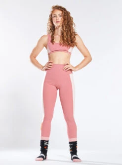 Roxy Heart Into It Colorblock - Funktionelle Leggings Für Frauen -Modereich Geschaft erjnp03529 roxym mkp0 bck3