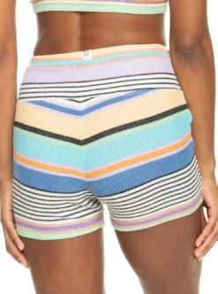 Roxy Best Time Of Day - Kuschelige Shorts Aus Rippstrick Für Frauen -Modereich Geschaft erjns03447 roxyw kyh6 bck1