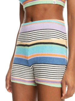 Roxy Best Time Of Day - Kuschelige Shorts Aus Rippstrick Für Frauen -Modereich Geschaft erjns03447 roxyw kyh6 frt3