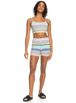 Roxy Best Time Of Day - Kuschelige Shorts Aus Rippstrick Für Frauen -Modereich Geschaft erjns03447 roxyw kyh6 frt9