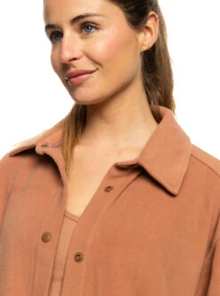 Roxy Tech Fleece - Fleece-Hemdjacke Für Frauen -Modereich Geschaft erjpf03129 roxyw clr0 frt3