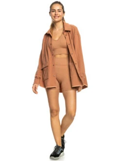 Roxy Tech Fleece - Fleece-Hemdjacke Für Frauen -Modereich Geschaft erjpf03129 roxyw clr0 frt9