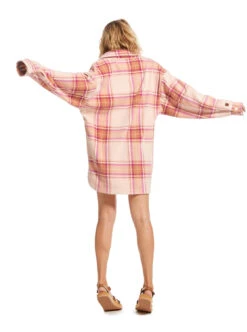 Roxy Ring Tone - Fleece-Hemdjacke Für Frauen -Modereich Geschaft erjpf03144 roxym nht1 bck1