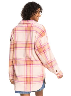 Roxy Ring Tone - Fleece-Hemdjacke Für Frauen -Modereich Geschaft erjpf03144 roxyw nht1 bck1