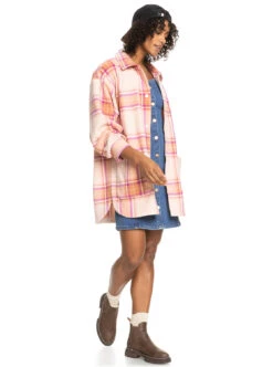 Roxy Ring Tone - Fleece-Hemdjacke Für Frauen -Modereich Geschaft erjpf03144 roxyw nht1 frt9