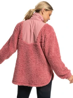 Roxy Waves Of Warmth - Jacke Aus Sherpa-Fleece Für Frauen -Modereich Geschaft erjpf03155 roxyw mkp0 bck1