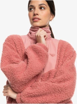 Roxy Waves Of Warmth - Jacke Aus Sherpa-Fleece Für Frauen -Modereich Geschaft erjpf03155 roxyw mkp0 frt3