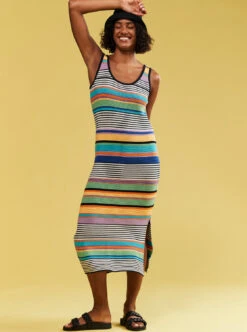 Roxy Sunshine Bouquet - Midi-Trägerkleid Für Frauen -Modereich Geschaft erjsw03562 roxym kyh6 frt1