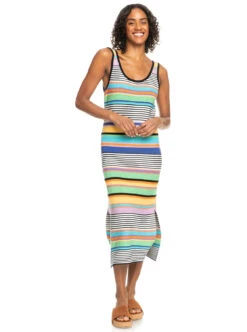 Roxy Sunshine Bouquet - Midi-Trägerkleid Für Frauen -Modereich Geschaft erjsw03562 roxyw kyh6 frt9