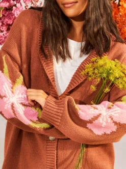 Roxy Hand On Heart - Cardigan Für Frauen -Modereich Geschaft erjsw03584 roxym mms0 bck2