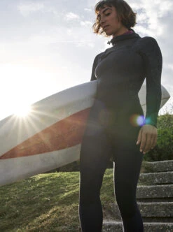 Roxy 5/4/3mm Swell Series - Chest-Zip Neoprenanzug Mit Kapuze Für Frauen -Modereich Geschaft erjw203012 roxyl kvj0 bck9