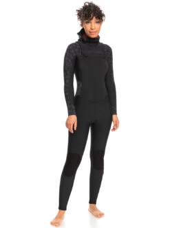 Roxy 5/4/3mm Swell Series - Chest-Zip Neoprenanzug Mit Kapuze Für Frauen -Modereich Geschaft erjw203012 roxyw kvj0 frt1