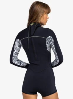 Roxy 2mm Swell Series - Langärmeliger Springsuit Für Frauen -Modereich Geschaft erjw403054 roxyw kvj0 bck1