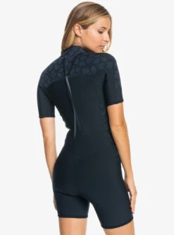 Roxy 2mm Swell Series - Kurzärmliger Back-Zip-Springsuit Für Frauen -Modereich Geschaft erjw503027 roxyw kvj0 bck1