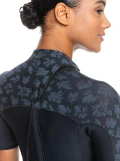 Roxy 2mm Swell Series - Kurzärmliger Back-Zip-Springsuit Für Frauen -Modereich Geschaft erjw503027 roxyw kvj0 bck2