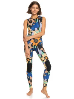 Roxy 1.5mm Current Of Cool - Ärmelloser, Langer Springsuit Für Frauen -Modereich Geschaft erjw703017 roxyw kvj0 frt9