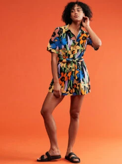 Roxy Real Yesterday - Playsuit Für Frauen -Modereich Geschaft erjwd03689 roxym kvj6 frt9