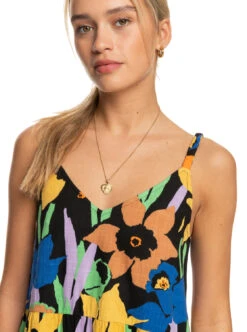 Roxy Waiting Line Printed - Midikleid Für Frauen -Modereich Geschaft erjwd03704 roxyw kvj6 frt3