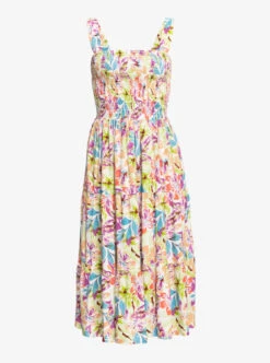 Roxy Honeymoon Avenue Printed - Midikleid Für Frauen -Modereich Geschaft erjwd03714 roxyv wbb8 frt1