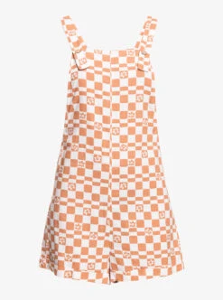 Roxy Midnight Sky Check - Latzhosenshorts Für Frauen -Modereich Geschaft erjwd03728 roxyv wbk8 frt1