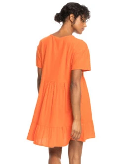 Roxy New Destiny - Kurzärmliges Kleid Für Frauen -Modereich Geschaft erjwd03733 roxyw nme0 bck1