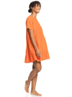 Roxy New Destiny - Kurzärmliges Kleid Für Frauen -Modereich Geschaft erjwd03733 roxyw nme0 frt9