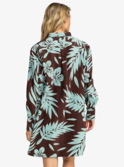 Roxy Sunset Memories - Langärmliges Hemdkleid Für Frauen -Modereich Geschaft erjwd03743 roxyw rsy7 bck1
