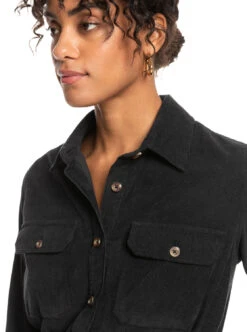 Roxy Read My Mind - Langärmliger Kord-Jumpsuit Für Frauen -Modereich Geschaft erjwd03745 roxyw kvj0 frt3