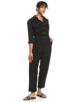 Roxy Read My Mind - Langärmliger Kord-Jumpsuit Für Frauen -Modereich Geschaft erjwd03745 roxyw kvj0 frt9