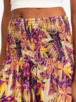 Roxy Remember Sun - Midirock Für Frauen -Modereich Geschaft erjwk03146 roxyw xkny frt3