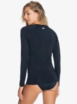 Roxy Essentials - Langärmliger Rashguard Mit Reißverschluss Und UPF 50 Für Frauen -Modereich Geschaft erjwr03482 roxyw kvj0 bck1