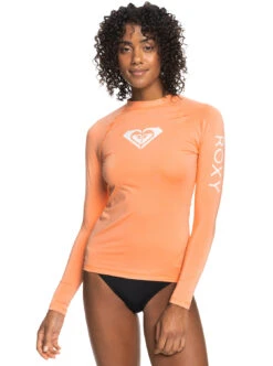 Roxy Whole Hearted - Langärmliger Rashguard Mit UPF 50 Für Frauen -Modereich Geschaft erjwr03547 roxyw mfq0 frt1 1