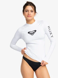 Roxy Whole Hearted - Langärmliger Rashguard Mit UPF 50 Für Frauen -Modereich Geschaft erjwr03547 roxyw wbb0 frt1 1